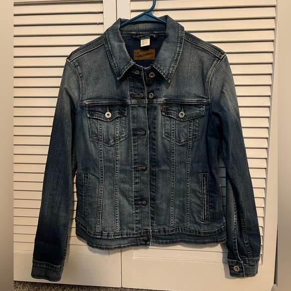 Levi’s Women’s Original Trucker Jean Jacket, Size Large - Picture 1 of 5